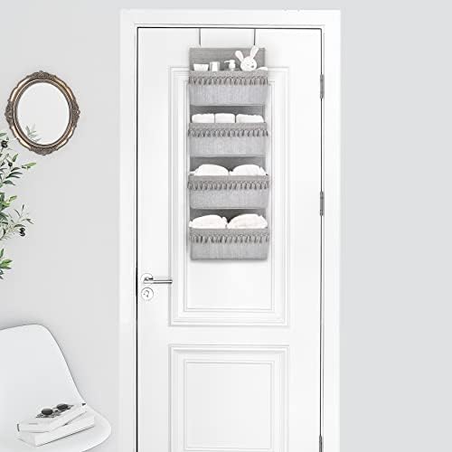 Dahey Over The Door Organizer 4 Pockets Hanging Behind Door Storage - Image 2