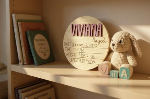 Personalized 3D Baby Name Announcement Sign - Image 6