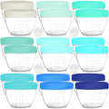 Youngever 18 Sets Baby Food Storage, 2 Ounce Plastic Baby Food Containers by Youngever