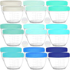 Youngever 18 Sets Baby Food Storage, 2 Ounce Plastic Baby Food Containers by Youngever