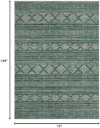 Nakagishi 6x9 Area Rugs Living Room: Washable Boho Large Neutral Soft Farmhouse - Image 2