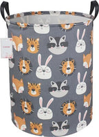 CLOCOR Kids Laundry Basket, Collapsible Fabric Storage Container, Gift Basket by CLOCOR