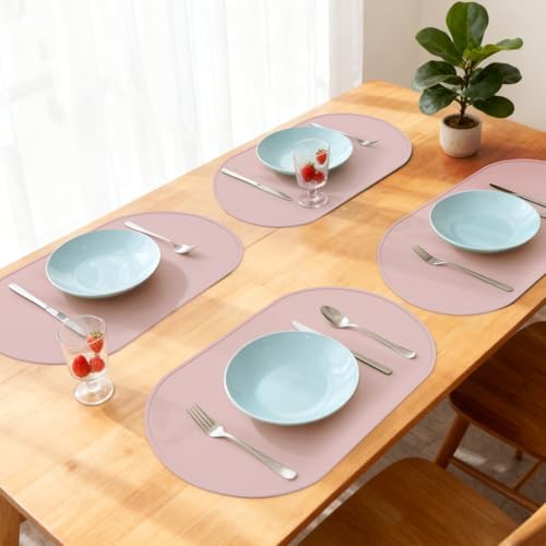 Silicone Placemat Set of 4, Heat Resistant Placemats - Image 7