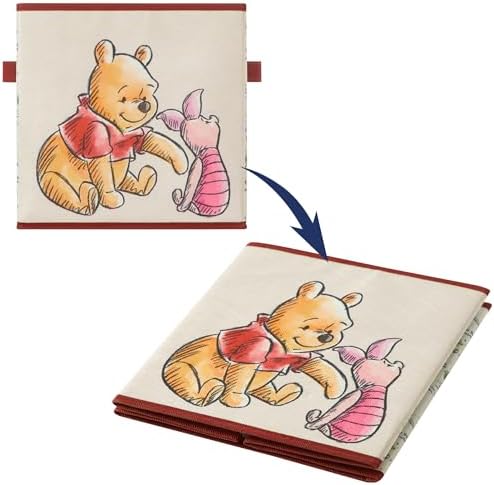 Disney Winnie the Pooh Storage Cubes, 10x10 Collapsible Cube Organizer Baskets - Image 5