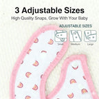 Baby Bibs Soft and Absorbent Cotton Bandana Bibs Set - Image 2
