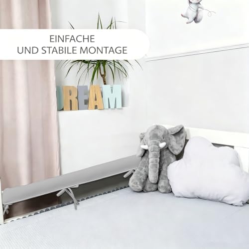 Quilted Banister Cover, Reusable Banister Wrap, Bed Railing Cover - Image 4