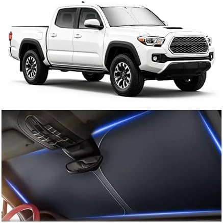 Car Windshield Sun Shade Foldable, 2026 Upgraded Car Shade Front Windshield by Aokdom