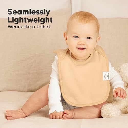 KeaBabies 8-Pack Bibs for Baby Girls, Pullover Baby Bibs - Image 5