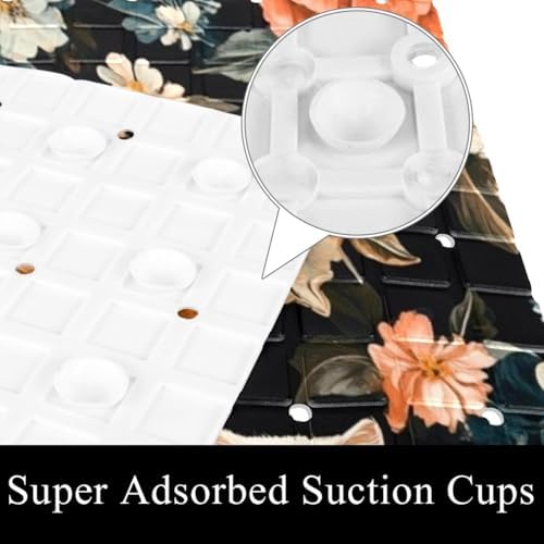 Non Slip Bathtub and Shower Mat 26.8x15.1 inch, Bath Mat - Image 3