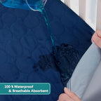 Biloban Crib Mattress Protector Waterproof Sheets Fitted 52” x 28” - Image 5