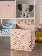 DII Woven Polyester Storage Bin, Polka Dot, Small Set of 4 - Image 3