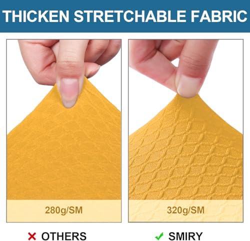 Smiry Waterproof Seat Covers for Dining Room Chairs - Image 4