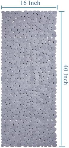 Webos Bath Shower Mat Non Slip: Extra Large Pebble Bathtub mat - Image 2