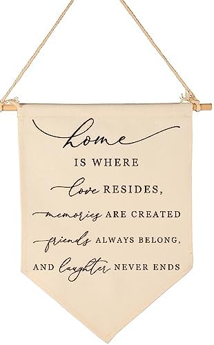 Home Decor Flag Sign- Farmhouse Banner Wall Art -Family Flag Wall Decor-Family by Sioial