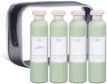 ASEVAT 8.8 oz Travel Refillable Shampoo Bottles, Plastic Empty Plastic Squeeze by ASEVAT