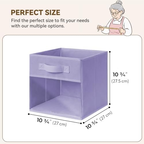 GRANNY SAYS 11x11 Storage Cube, Fabric Storage Bins - Image 2