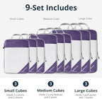 9 Set Compression Packing Cubes - Image 3