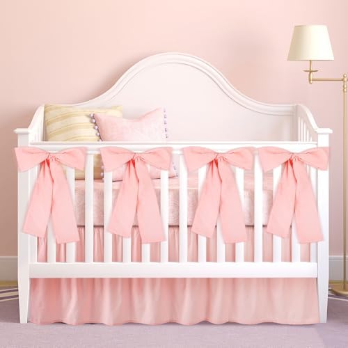 Smoothnovelty Pink Crib Bed Skirts by SmoothNovelty