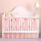 Smoothnovelty Pink Crib Bed Skirts by SmoothNovelty