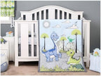 Animals 3pcs Baby Crib Bedding Set Pink Nursery Bedding Set by JHLCARPET