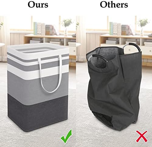 StorageRight Laundry Basket Hamper, 75L Collapsible Clothes Storage - Image 5