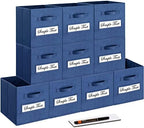 11 Inch Storage Cube, Storage bin Foldable Fabric Cube Storage Bins by Artsdi