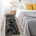 Ophanie Tie-Dyed Black & Grey Area Rugs 2x6 - Image 5