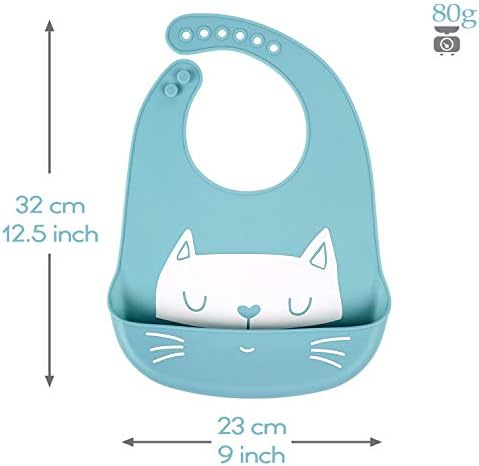 Baby Silicone Feeding Bibs - Image 3