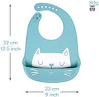 Baby Silicone Feeding Bibs - Image 3