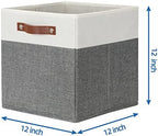 Temary Storage Cubes 12x12 Fabric Cube Storage Bins Foldable Storage Baskets - Image 3