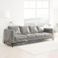 LAMINET Thick Crystal Clear Heavy-Duty Water Resistant Sofa/Couch Cover by LAMINET