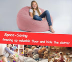Stuffed Animal Bean Bag Storage Chair Cover - Image 4