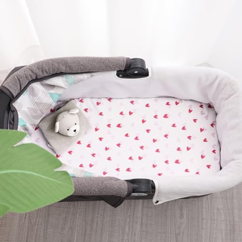 david's kids 3 Pack Bassinet Sheets, Ultra Soft Breathable Comfortable Baby - Image 3