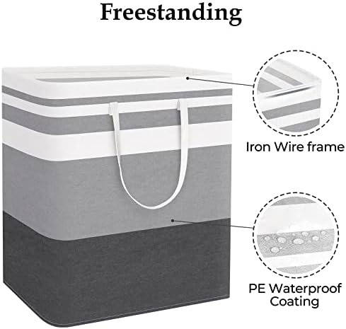 StorageRight Laundry Basket Hamper, 100L Collapsible Clothes Storage - Image 3