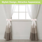 4Pcs Bow Curtain Tiebacks, Elegant Bow Butterfly Curtain Tiebacks - Image 5