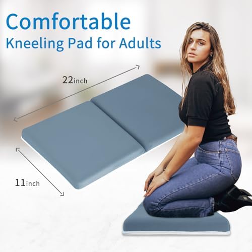 JJGoo Bath Kneeler with Elbow Rest Pad Set, 1.5 inch Kneeling Pad Mat - Image 2
