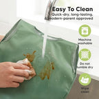 KeaBabies Waterproof Bibs for Baby Girl, 2-pk Lightweight - Image 6