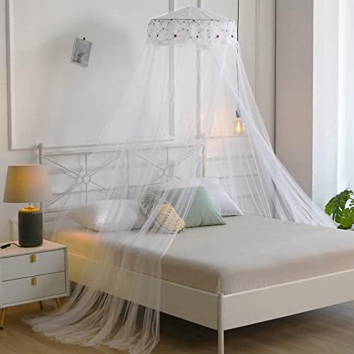 Mosquito Net Bed Canopy for Girls Dome Bed Curtains Tent Twin Queen Size by VISATOR