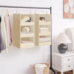 GRANNY SAYS 3-Shelf Hanging Closet Organizer, Foldable Storage - Image 6