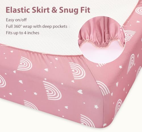 Bassinet Sheets Girl 33”x20” Compatible - Image 7