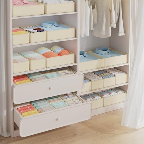 DIMJ Drawer Organizer Clothes, 20 Pack Dresser Organizer, Foldable Closet - Image 4