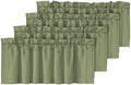 H.VERSAILTEX Blackout Sage Green Curtains Valances by HVERSAILTEX