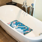 Non Slip Bathtub and Shower Mat 26.8x15.1 inch, Bath Mat - Image 4