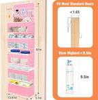 Over The Door Organizer Storage Large Capacity Hanging Bedroom Storage - Image 2