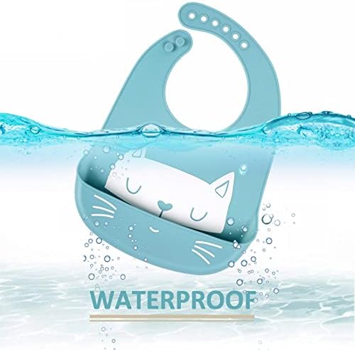 Baby Silicone Feeding Bibs - Image 2