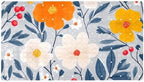 Bathtub Mat Non Slip 26.8x15.1In, Floral Berries Bath Mat by Anna+Cowper