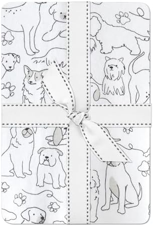 Butterblu Frankie Fitted Crib Sheet 100% Organic Cotton, Puppy Party by Butterblu