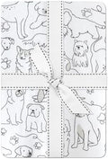 Butterblu Frankie Fitted Crib Sheet 100% Organic Cotton, Puppy Party by Butterblu