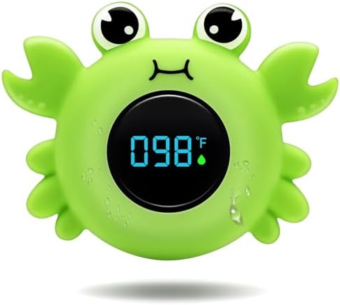 b&h Baby Bath Thermometer, Crab Floating Water Temperature Thermometer by BH