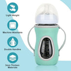 Beautyflier 2PCS Sleeve Covers for 8 oz Philips Avent Glass Natural Baby Bottle - Image 4